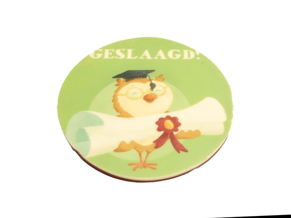 hoera geslaagd rond